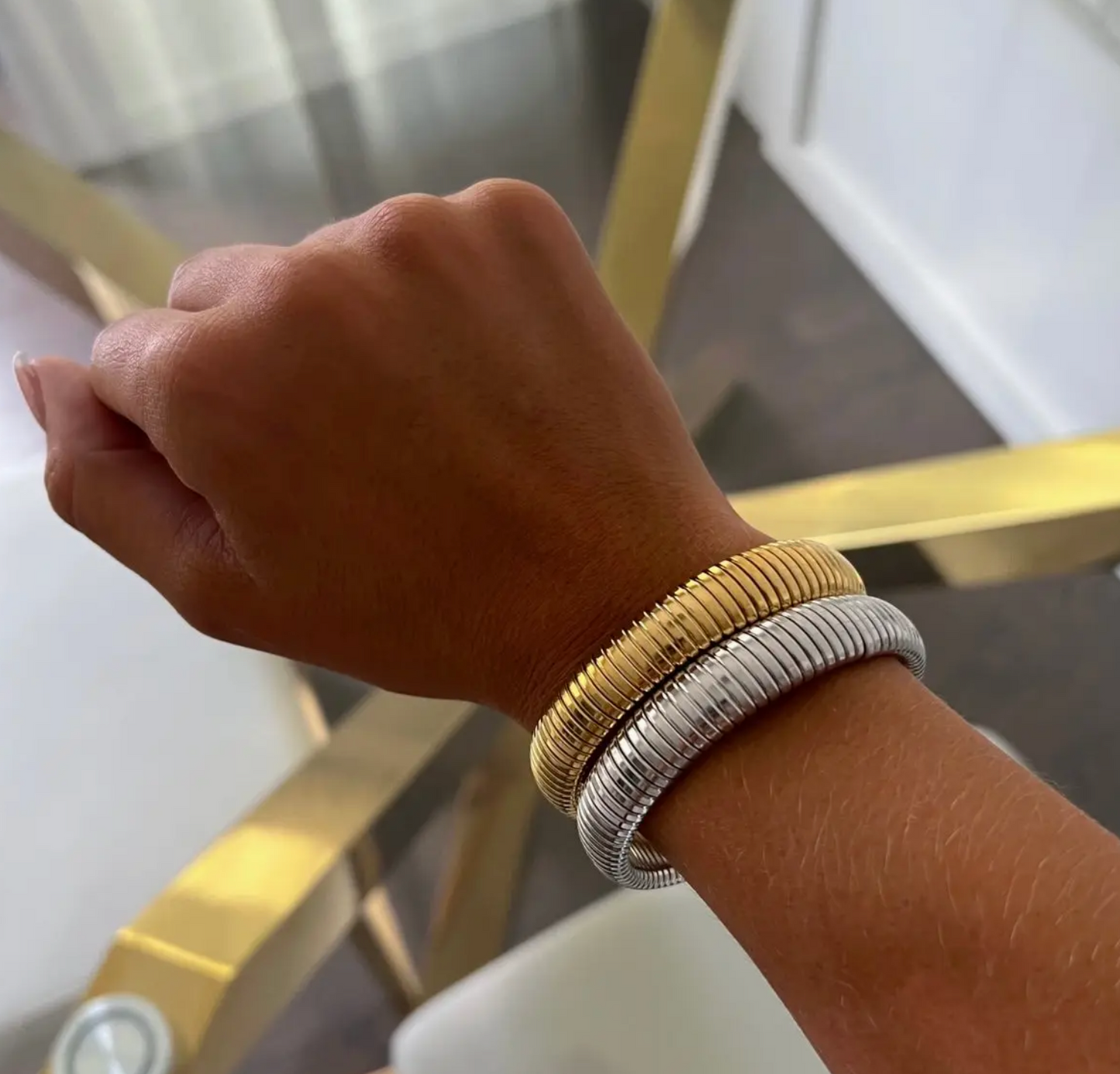 Thin Emma Bracelet - Silver
